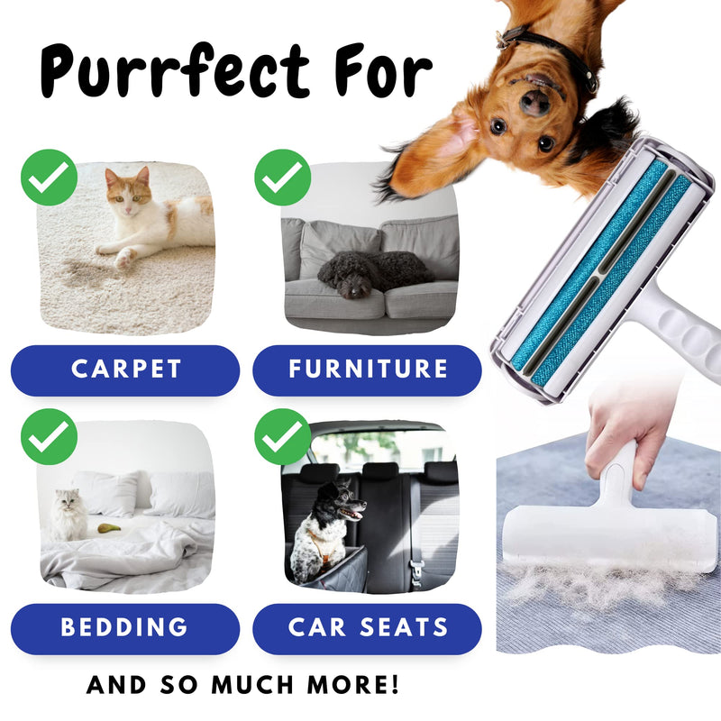 Sol Paws Pet Hair Remover for Dog, Cat, Animals- Multi-Surface Lint Roller for Pet Hair- Eco-Friendly Reusable Lint Roller- Portable- Cat and Dog Must Have - BeesActive Australia
