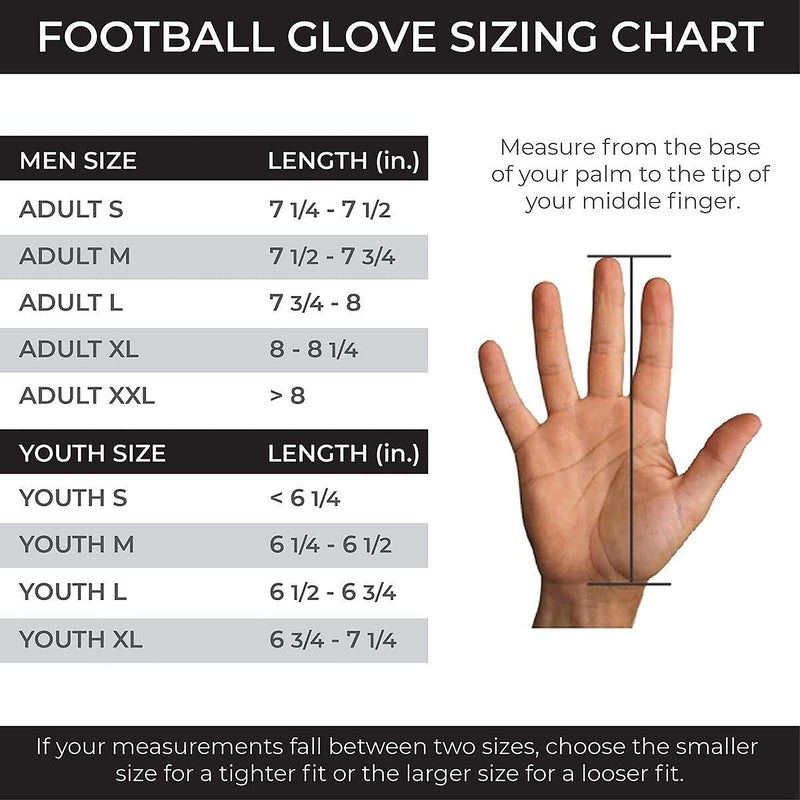 Battle Double Threat Football Gloves  Ultra-Tack Sticky Palm Receivers Gloves  Pro-Style Receiver Gloves, Adult White/White Adult Large - BeesActive Australia