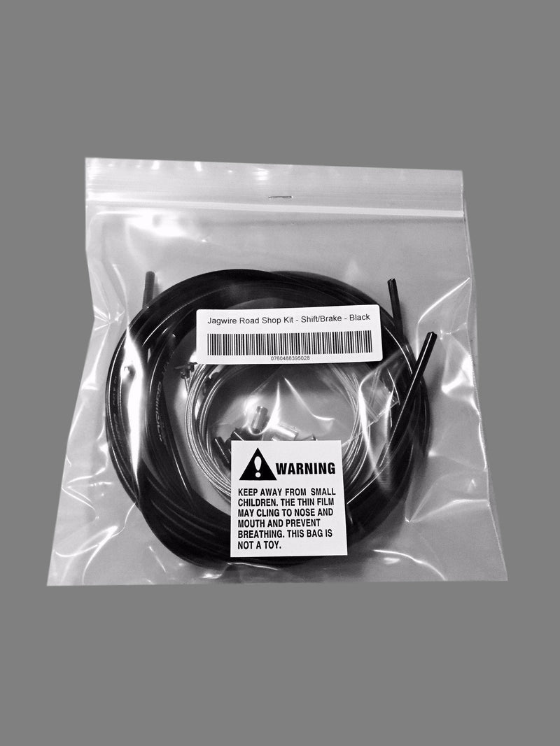 Jagwire Road Shop KIT - Complete Brake & Shifter Cable and Housing Kit- Black - SRAM/Shimano - BeesActive Australia