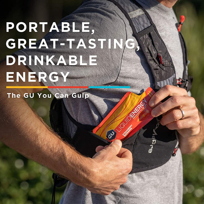 GU Energy Liquid Energy Gel With Complex Carbohydrates, 12-Count, Assorted Flavors Assorted Flavor - BeesActive Australia