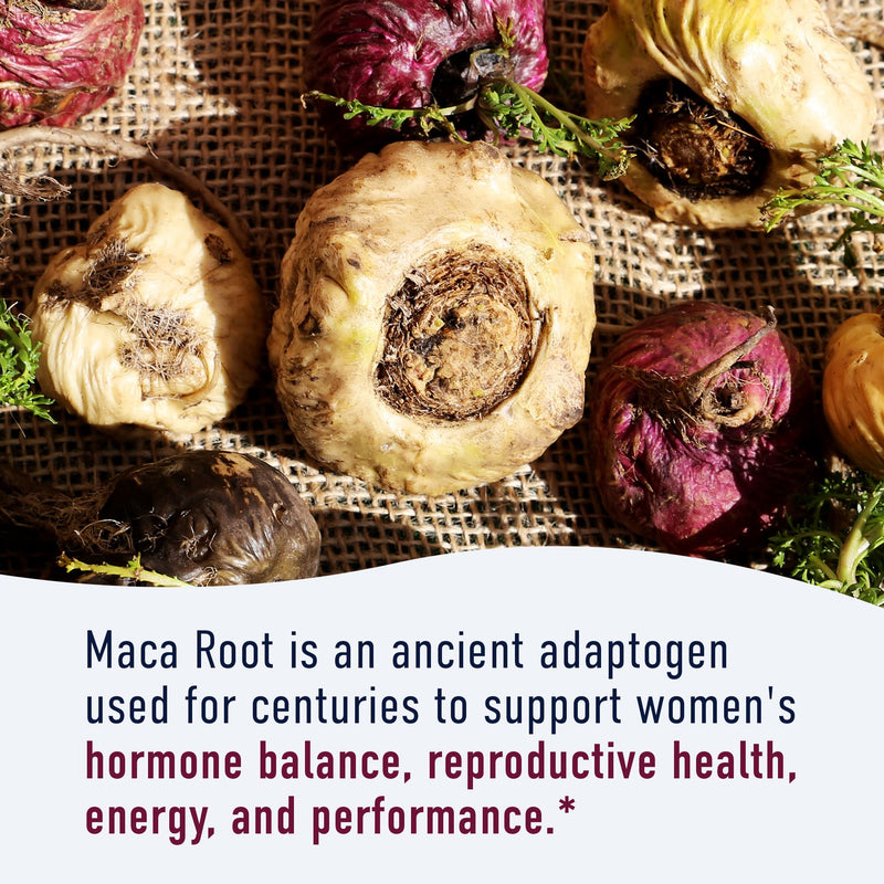 Organic Maca Root Capsules for Women | 2250MG Extra Strength | Red, Black & Yellow Maca Pills with Black Pepper | Herbal Supplements to Support Energy, Hormone Balance, Menopause, & Menstrual Cycle - BeesActive Australia