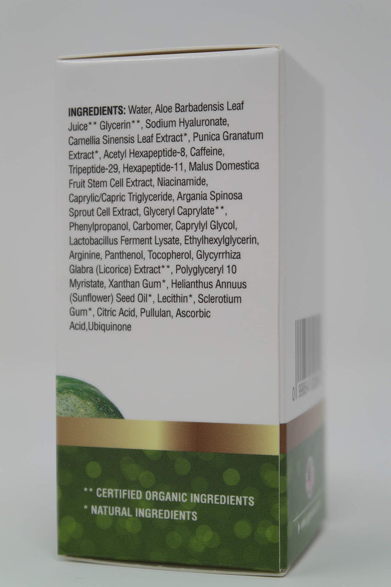 GGC Naturals Eye Gel for Appearance of Dark Circles, Puffiness, Wrinkles and Bags. - for Under and Around Eyes. Peptide Complex for anti-aging effect 0.5 fl oz - BeesActive Australia