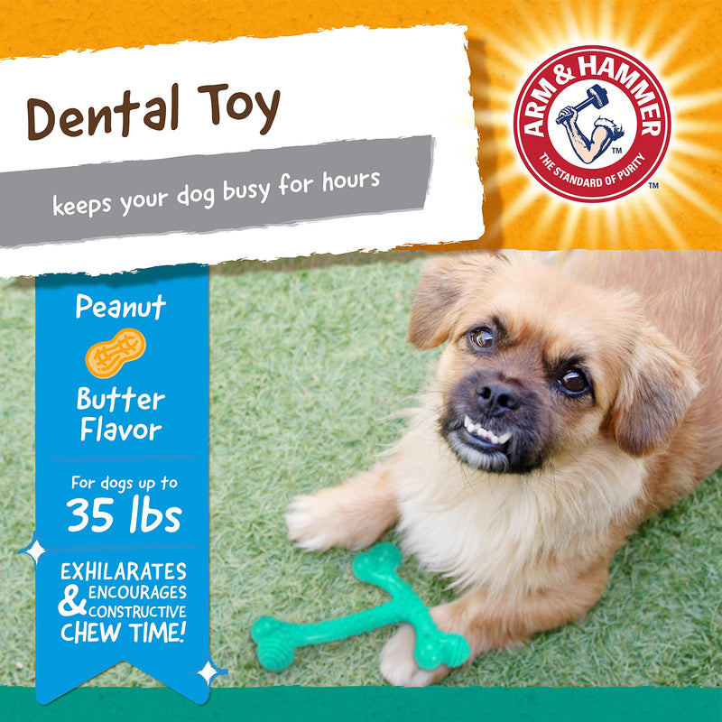 Arm & Hammer for Pets Ora-Play Dental Chew Toy for Dogs - Best Dog Chew Toy for Aggressive Chewers - Reduces Plaque & Tartar Buildup - Dog Chew Toys from, Dog Toys for Dog Teeth T-Bone - BeesActive Australia
