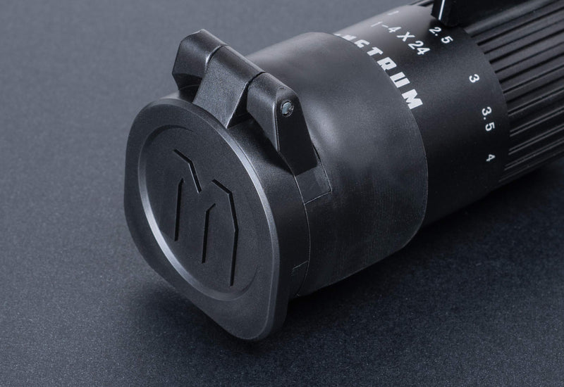 Monstrum Rubberized Flip-Up Rifle Scope Lens Covers - BeesActive Australia