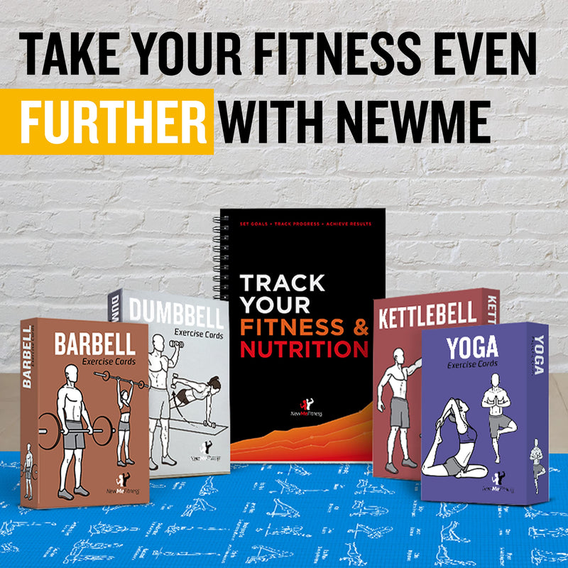 NewMe Fitness Dumbbell Workout Cards, Instructional Fitness Deck for Women & Men, Beginner Fitness Guide to Training Exercises at Home or Gym (Dumbbell, Vol 1) Dumbbell (Vol 1) - BeesActive Australia