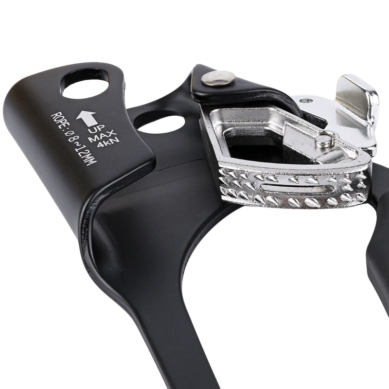 QKURT Mountaineering Climbing Hand Ascender, Right Hand Ascender Rock Climbing Tree Arborist Rappelling Gear Equipment Rope Clamp for 8~13MM Rope | Lightweight Aluminum Alloy Climbing Equipment - BeesActive Australia