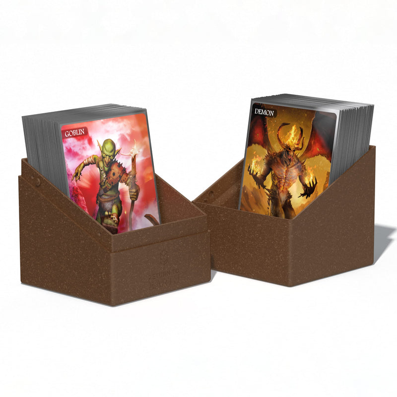 Ultimate Guard RTE Boulder 100+, Deck Case for 100 Double-Sleeved TCG Cards, Brown, 97% Renewable, Made in Germany, Secure & Durable Storage 100+ - BeesActive Australia
