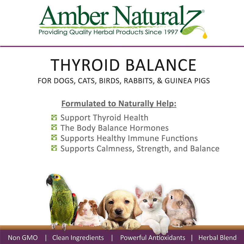 AMBER NATURALZ - TYD - Thyroid Balance - for Petz - 1 Ounce - BeesActive Australia