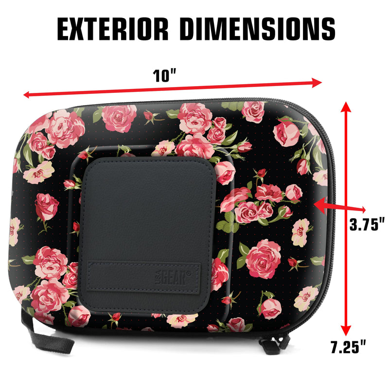 USA Gear Diabetic Supplies Travel Case Organizer for Blood Glucose Monitoring Systems, Syringes, Pens, Insulin Vials and Lancets - Storage for Accu-Chek Nano, Bayer Contour, TRUEtest and More - Floral - BeesActive Australia