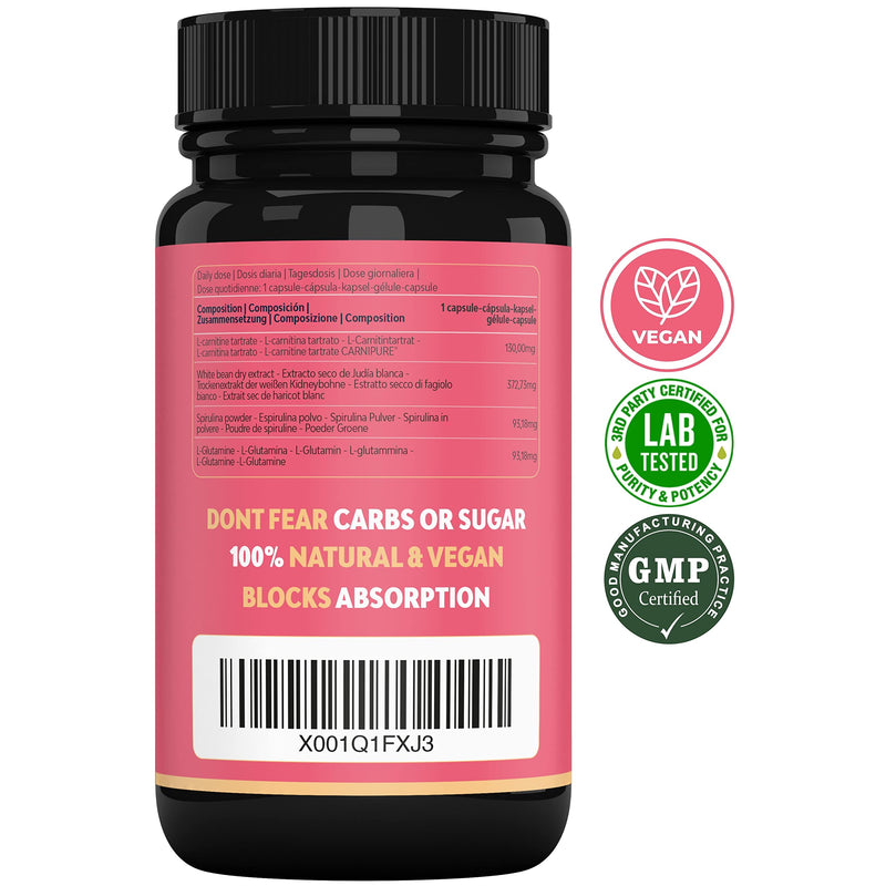 Fat Burner BLOCK+ | Weight loss pills that work fast, Fat burners for women weight loss, Diet pills that work for women & men | Fat burner + Carb Blocker 90% + Antioxidant + Gastrointestinal Protector - BeesActive Australia