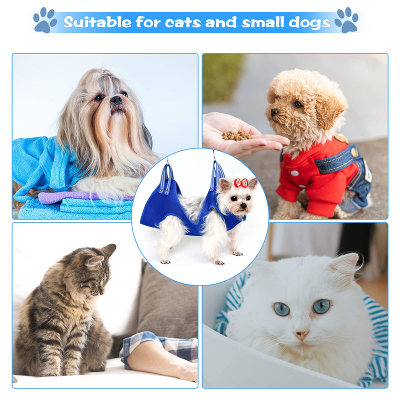 OVTEXZOG 10 in 1Cat/Dog Grooming Hammock, Dog Grooming Sling for Nail Clipping, Dog Grooming Harness for Dog and Cat, Dog Hanging Hammock Restraint Helper. XX-Small - BeesActive Australia