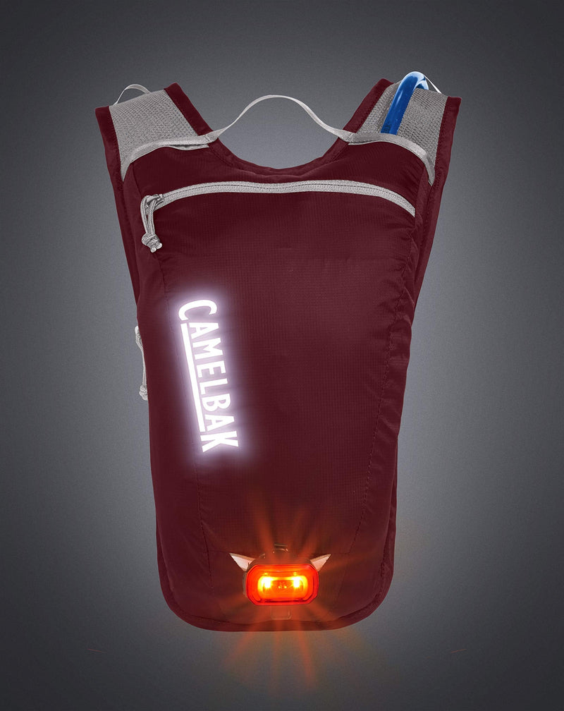 CamelBak Women's Hydrobak Light Bike Hydration Backpack 50oz Burgundy/Silver - BeesActive Australia