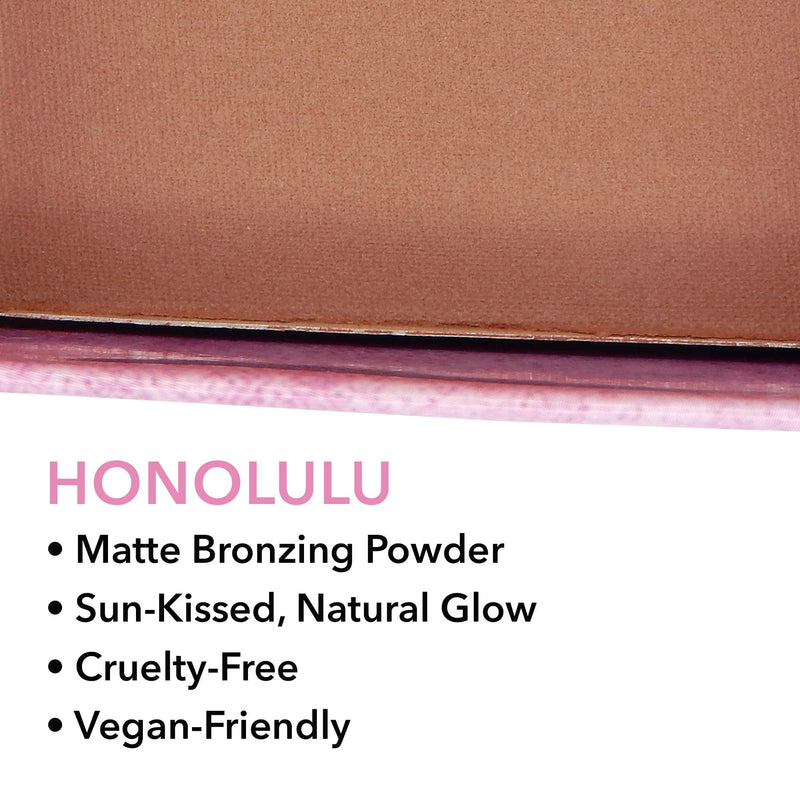 W7 | Honolulu Bronzing Powder | Highly Pigmented Pressed Bronzing Powder | Long-Lasting and Lightweight Matte Finish | Suitable For All Skin Tones | Cruelty Free, Vegan Face Makeup - BeesActive Australia