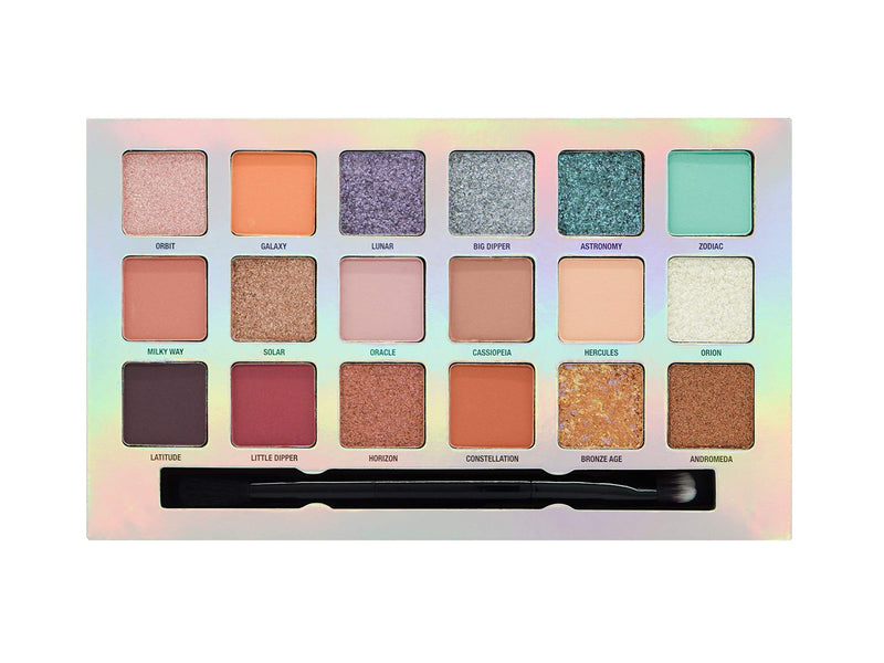 W7 | Total Eclipse Pressed Pigment Palette Makeup | Tones: Cream Matte, Shimmer & Chromes | Colors: Soft Pinks, Purples, Blues and Golds | Cruelty Free, Vegan Makeup For Women by W7 Cosmetics - BeesActive Australia