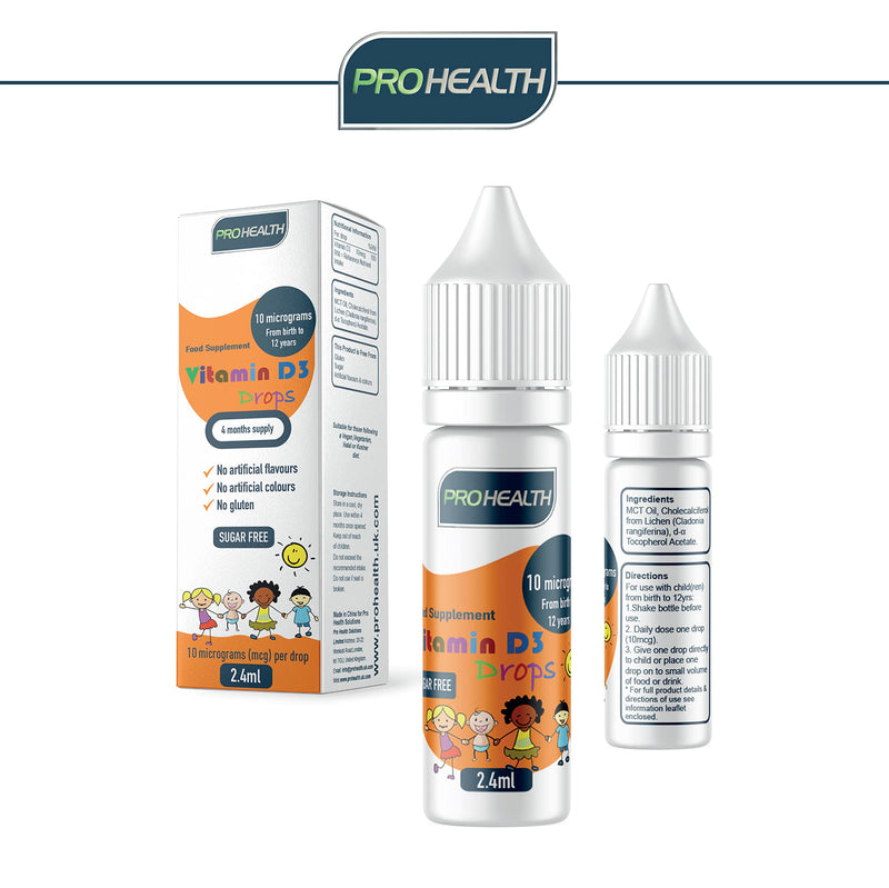 Vegan Baby Vitamin D3 Drops Formulated for NHS, 120 Drops 10�g, 4-Month Supply for Infants & Young Children, No Preservatives, No Taste, Non-GMO, Allergy-Friendly, Supports Bone, Teeth & Immune System Baby Drop - 4 Month Supply - BeesActive Australia