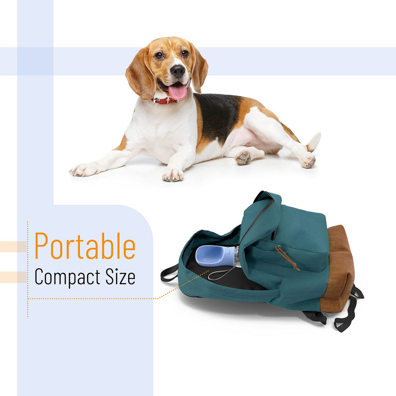 Mr. Pen- Dog Water Bottle, 19oz, Blue, Dog Water Bowl Dispenser, Water Dispenser for Dogs, Portable Dog Water Bottle, Water Bottle for Dogs, Pet Water Bottle, Dog Travel Water Bottle. - BeesActive Australia