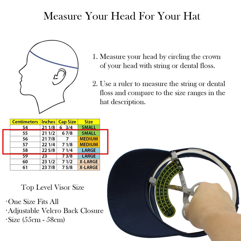 Top Level Sun Sports Visor Men Women - One Size Cap Hat Navy - BeesActive Australia