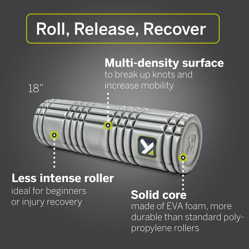 TriggerPoint CORE Foam Roller in 12", 18", 36" for Muscle Recovery, Exercise, Massage, Deep Tissue 18-inch - BeesActive Australia