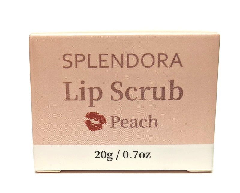 Splendora Sugar Lip Scrub - Peach - (20g / 0.7oz.) - BeesActive Australia
