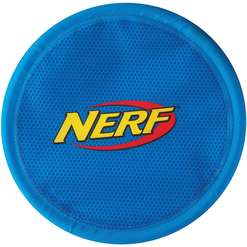 Nerf Dog Durable Nylon Dog Toys, made with Nerf Tough Material, Lightweight, Non-Toxic, BPA-Free, Assorted Toys 9 in Nylon Flyer Red - BeesActive Australia