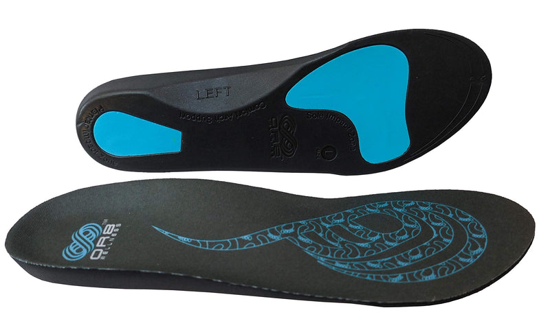 2 Pairs Plantar Fasciitis Orthotic Insoles Arch Support Shoe Boot Inserts Women Men Insole Flat Feet Insert ORTHO ACTIVE Series X-Small 3-4.5 - BeesActive Australia