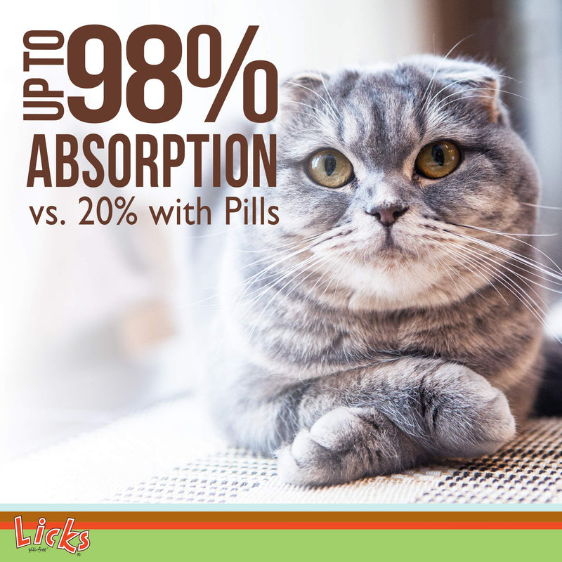 Licks - Cat Vitamins - Cat Multi-Vitamin Containing - LiquiPaks - 10 Use - BeesActive Australia