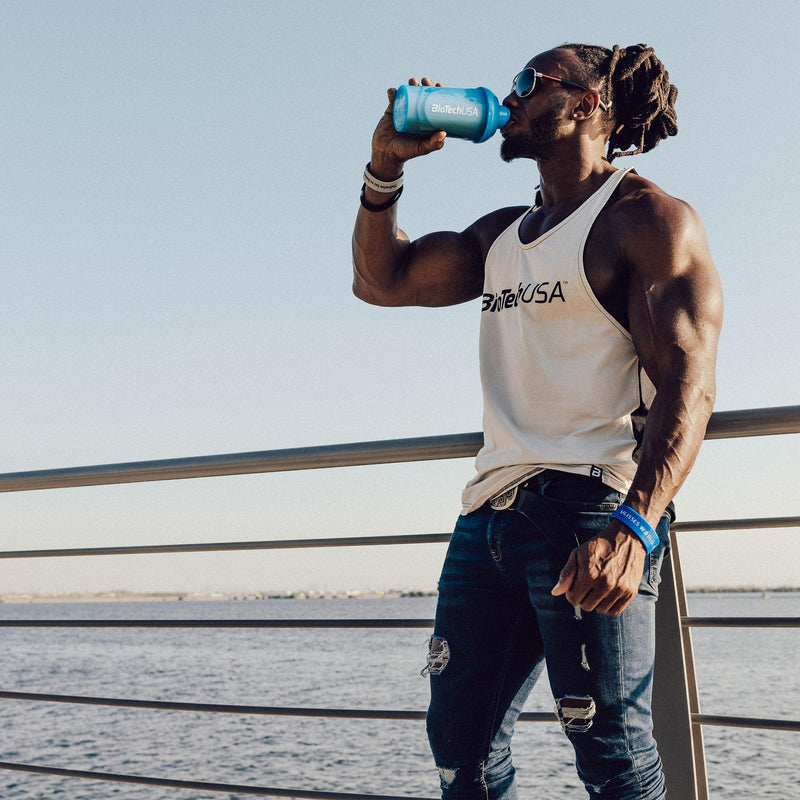 BioTechUSA BCAA + Glutamine Zero, Flavoured Drink Powder with BCAA and L-glutamine Content with sweeteners, 480 g, Lemon - BeesActive Australia