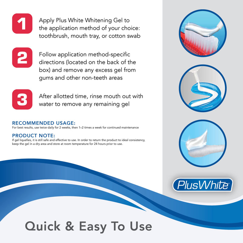 Plus White 5 Minute Premier Speed Whitening Gel, 0.50 Ounce - BeesActive Australia