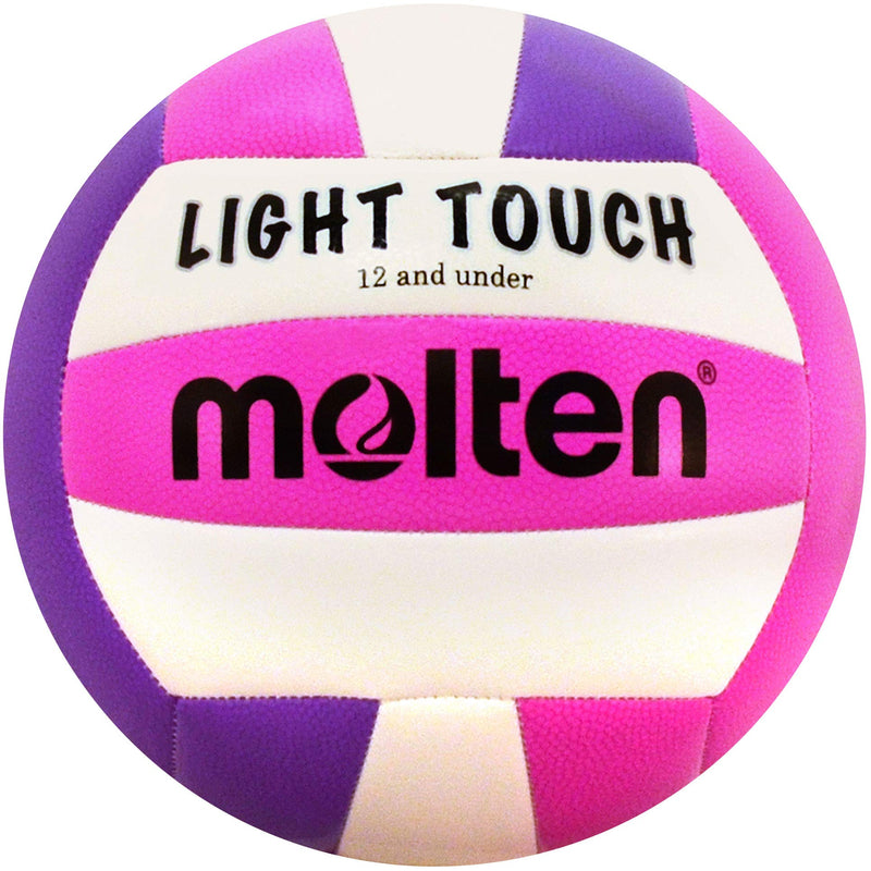 [AUSTRALIA] - Molten MS240-3 Light Touch Volleyball, Red/White/Blue Purple/Pink 