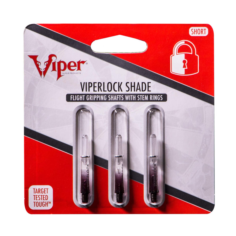[AUSTRALIA] - Viper Viperlock Dart Shafts with Included Viperlock  Rings Shade Clear Short (SH) 