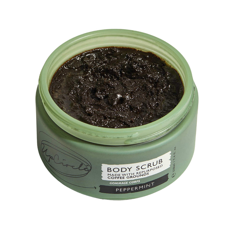 UpCircle Beauty Exfoliating Coffee Body Scrub with Peppermint 7.4oz - Natural, Vegan Exfoliator For Soft, Smooth Skin Fresh - BeesActive Australia