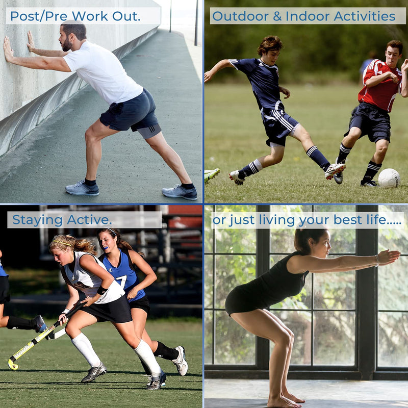 KEDLEY Thigh Support Sleeve | Premium Elasticated Compression Band | Pulled Hamstring, Strained or Bruised Muscles and Quad Injuries | Protects, Reassures and Aids Active Rehabilitation (Medium/Large) Senior (M/L) Grey (1 pc) - BeesActive Australia