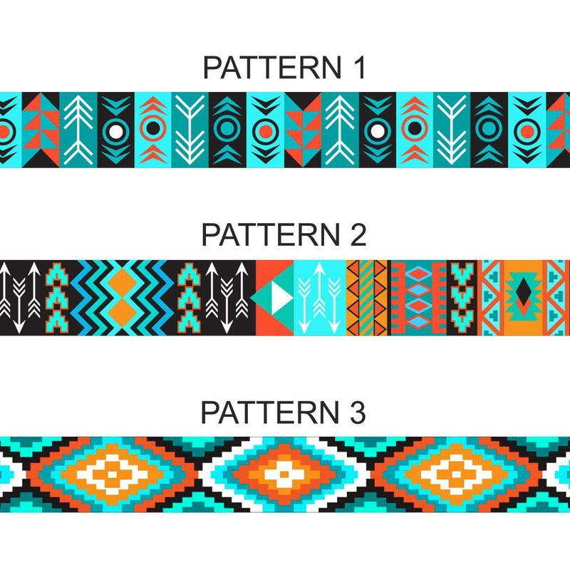 CollarDirect Adjustable Dog Harness Tribal Pattern Step-in Small Medium Large, Comfort Harness for Dogs Puppy Outdoor Walking Pattern 1 - BeesActive Australia
