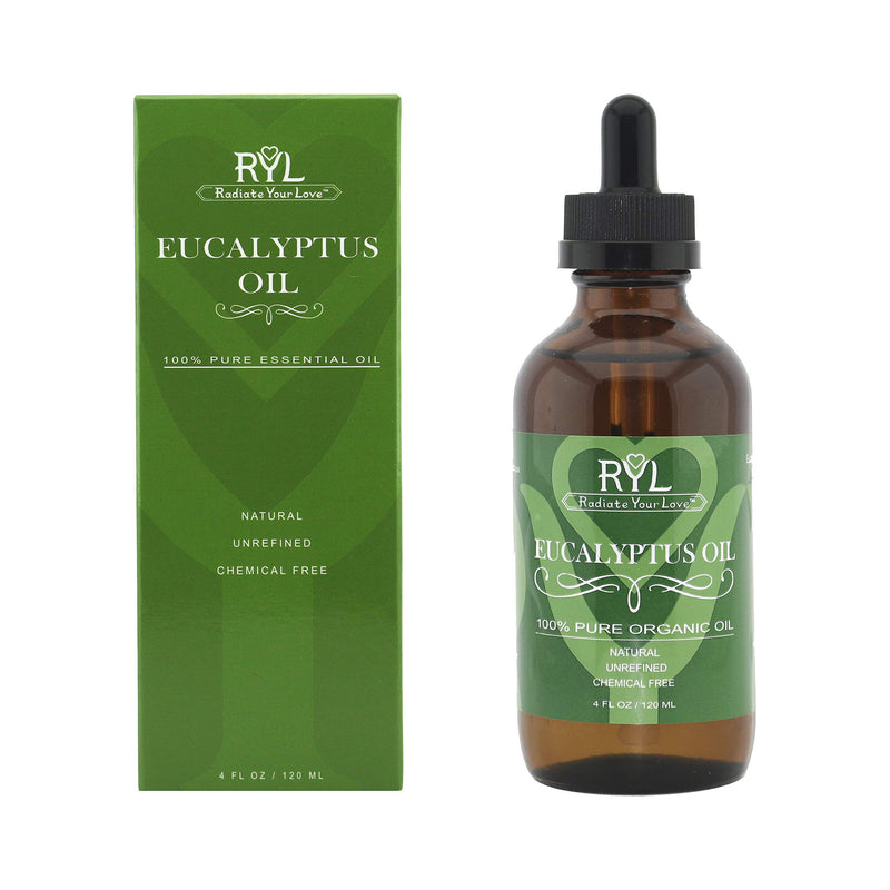 Radiate Your Love Eucalyptus Essential Oil, Large 4 Fluid Ounce, 100% Pure Organic Therapeutic Grade - BeesActive Australia