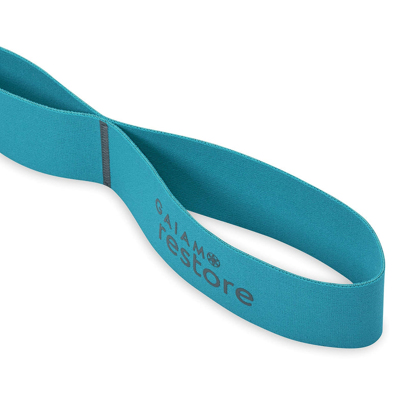 Gaiam Restore Stretch Band Strap - Elastic Stretching Strap with Loops for Medium Resistance Stretch Assist on Leg, Hamstring, Exercise/Fitness/Workout, Physical Therapy - BeesActive Australia