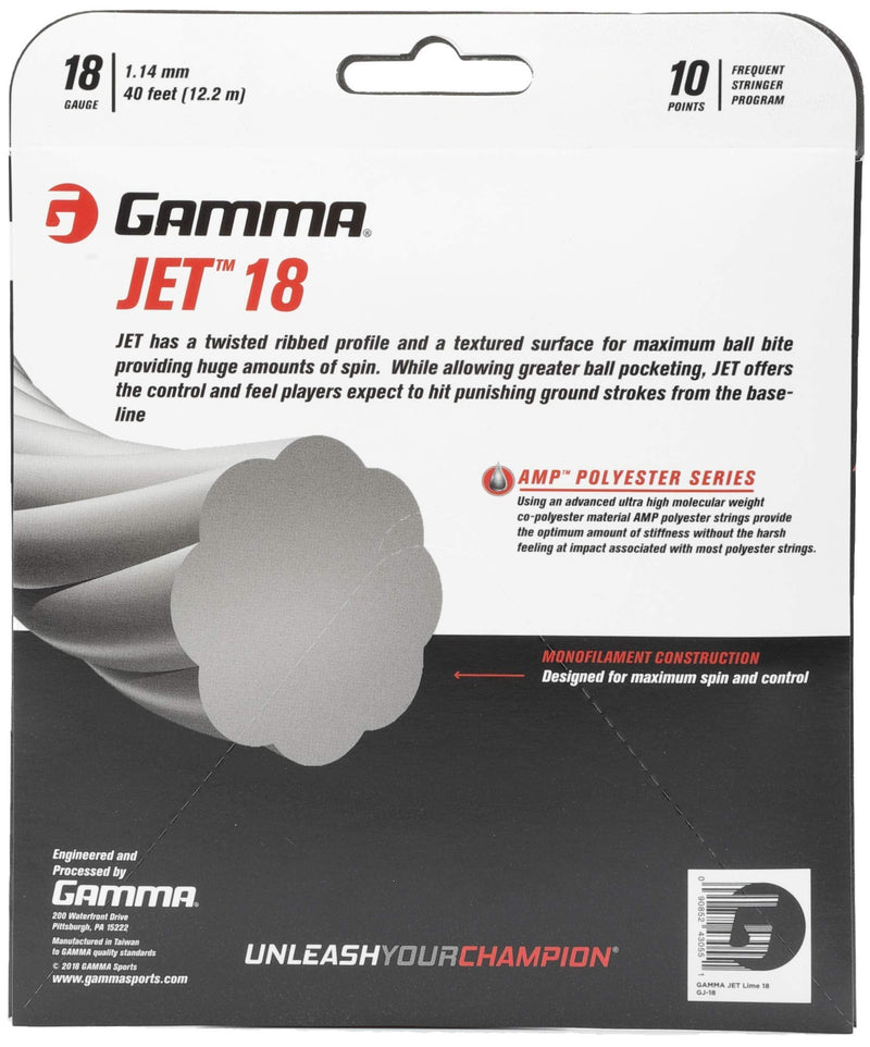 GAMMA Jet Tennis String Multi 16L Gauge - BeesActive Australia