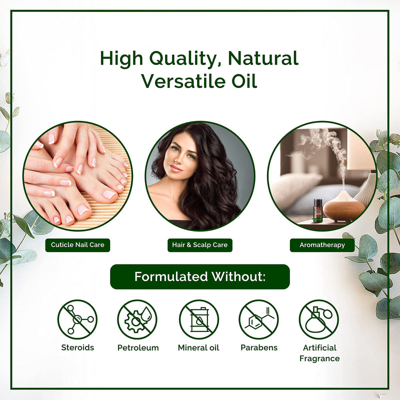 Kanzy Organic Tea Tree Essential Oil 100% Pure Tea Tree Oil for Skin, Hair, Face, Nails Natural Vegan & Undiluted for Aromatherapy & Diffusers - BeesActive Australia