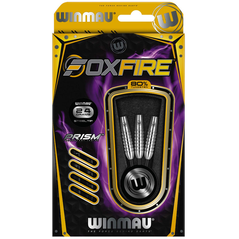 Winmau Foxfire 80% Tungsten Steeltip Darts (Set of 3) 24.0 Grams - BeesActive Australia