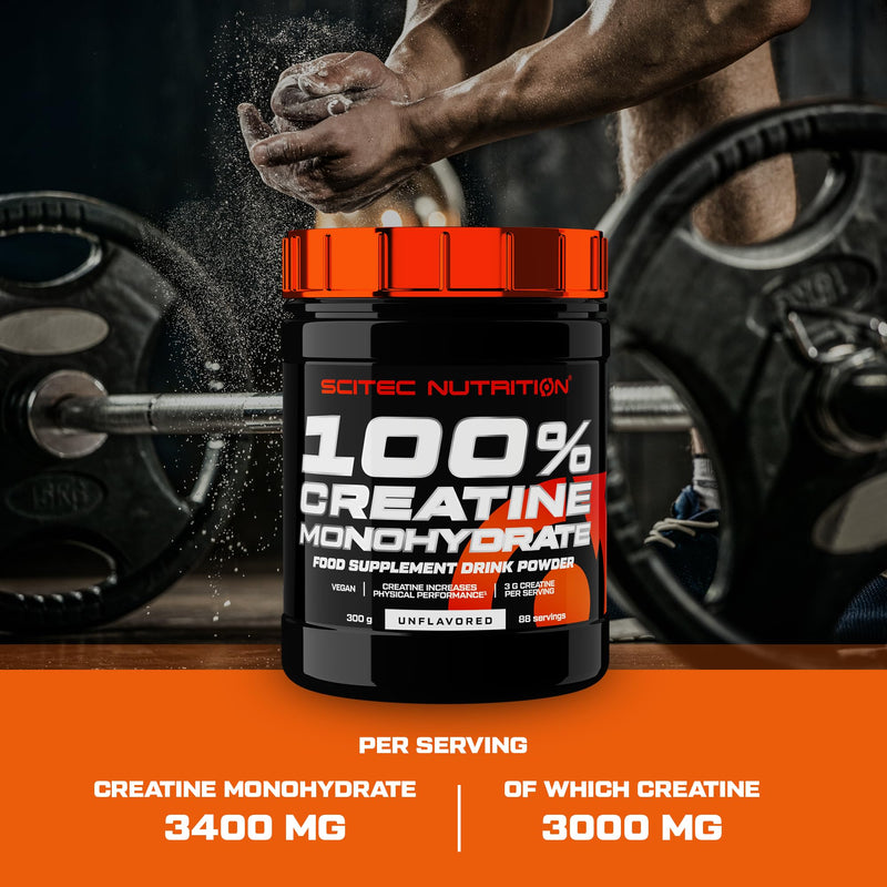 Scitec Nutrition 100% Creatine Monohydrate, 300g 300 g (Pack of 1) - BeesActive Australia
