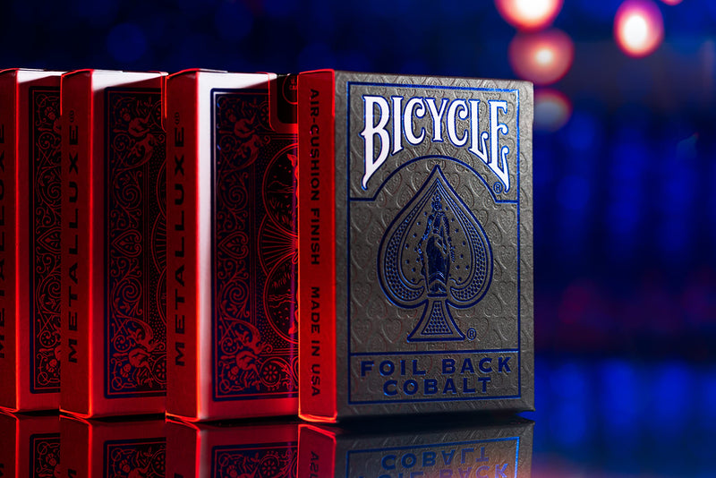 Bicycle Metalluxe Blue Playing Cards Bicycle Metalluxe Blue Playing Cards - BeesActive Australia