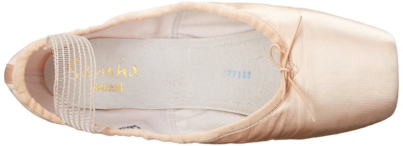 [AUSTRALIA] - Sansha Women's Recital II Pointe Shoe 11 Wide Peach/Pink/Satin 