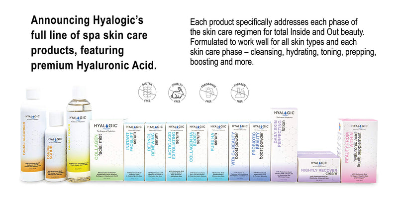 Hyalogic Spa Hyaluronic Acid Skin Perfecting Lotion, Facial Moisturizer to Control Oiliness and Improve Skin Texture(1 Fl oz) - BeesActive Australia