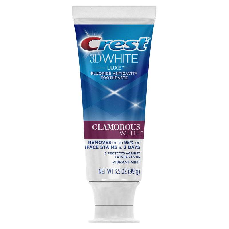 Crest Twin Pack 3D White Luxe Glamorous White Toothpaste, 3.5 Ounce each, 2 Pack 99 g (Pack of 2) - BeesActive Australia