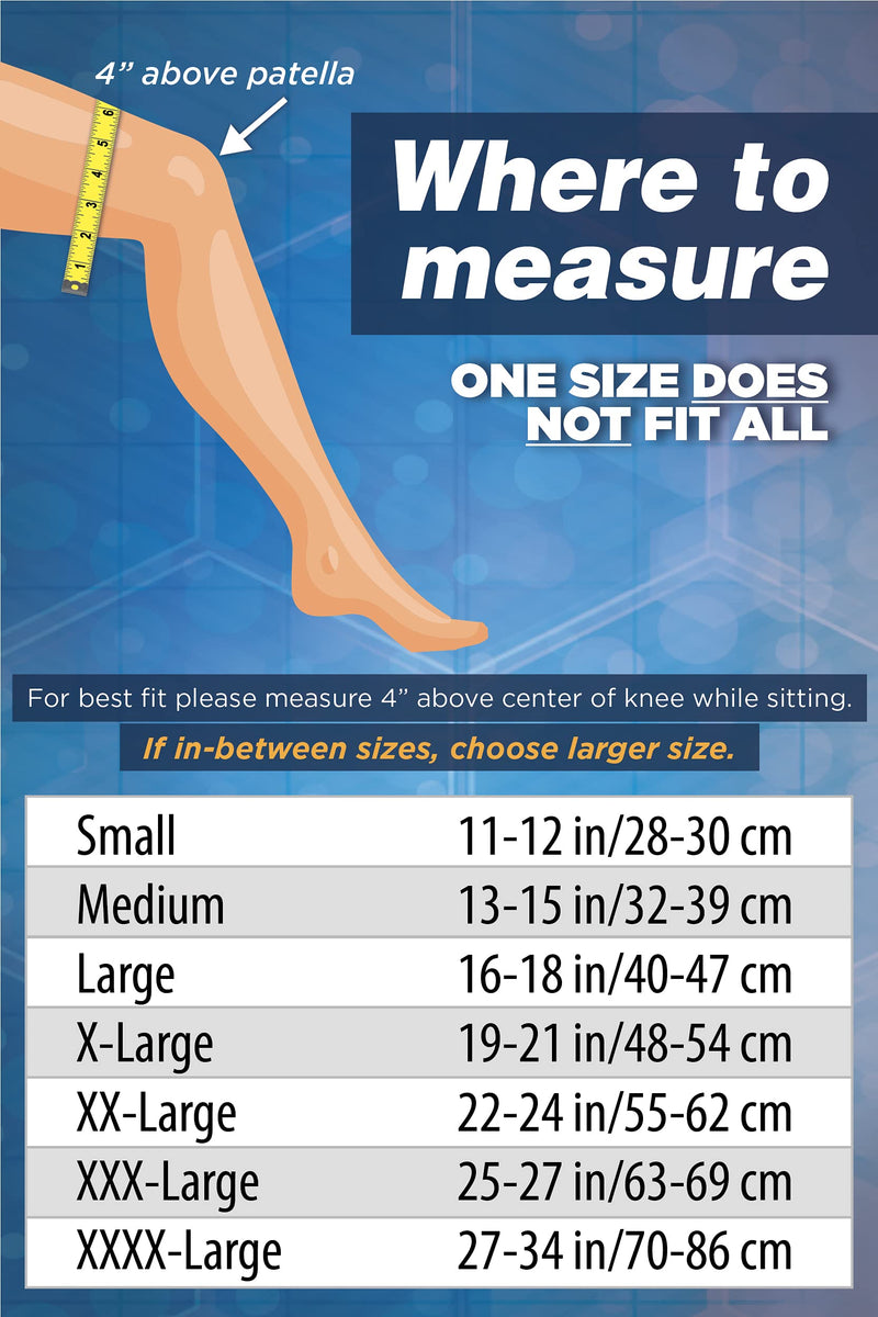 OrthoSleeve Orthopedic Brace for Tendinitis, Arthritis, ACL, MCL, Injury Recovery, Meniscus Tear, knee pain, aching knees, patellar tendonitis and arthritis (Large, Tan, Single) Natural Large (Pack of 1) - BeesActive Australia