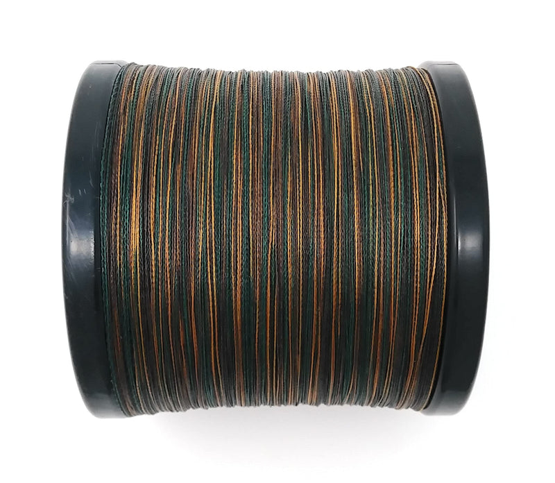 Reaction Tackle Braided Fishing Line - Pro Grade Power Performance for Saltwater or Freshwater - Colored Diamond Braid for Extra Visibility Green Camouflage 40 LB (1500 yards) - BeesActive Australia