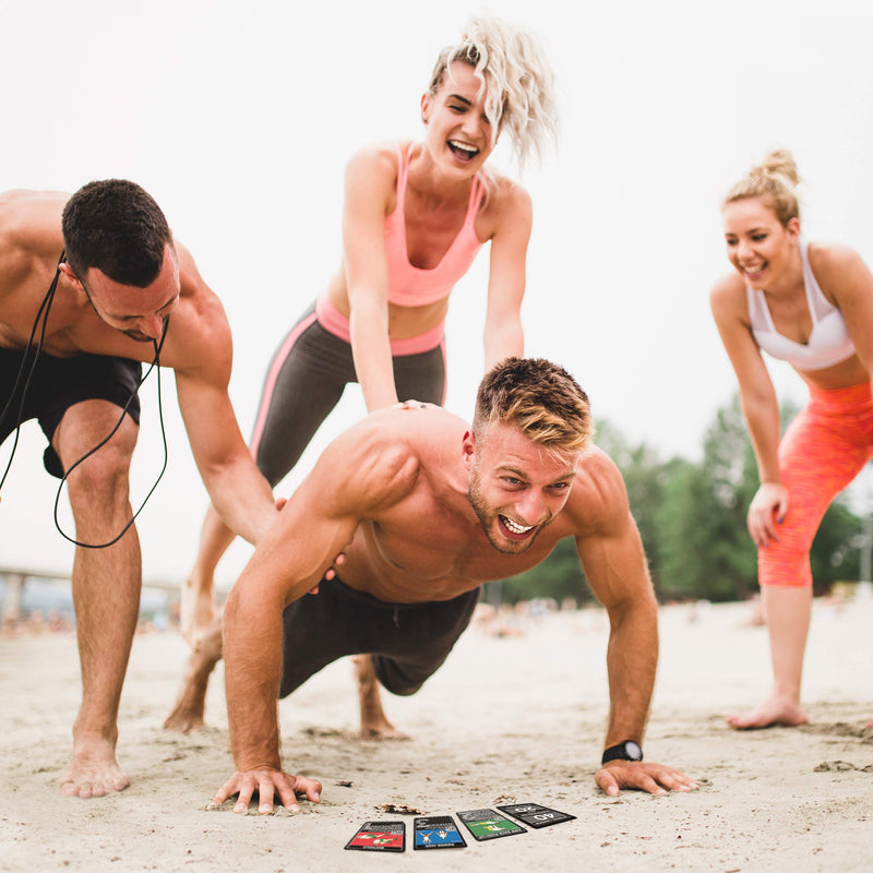 Stack 52 HIIT Interval Workout Game. Designed by Military Fitness Expert. Video Instructions Included. Bodyweight Exercises, No Equipment Needed. Fun and Motivating Training Program. - BeesActive Australia