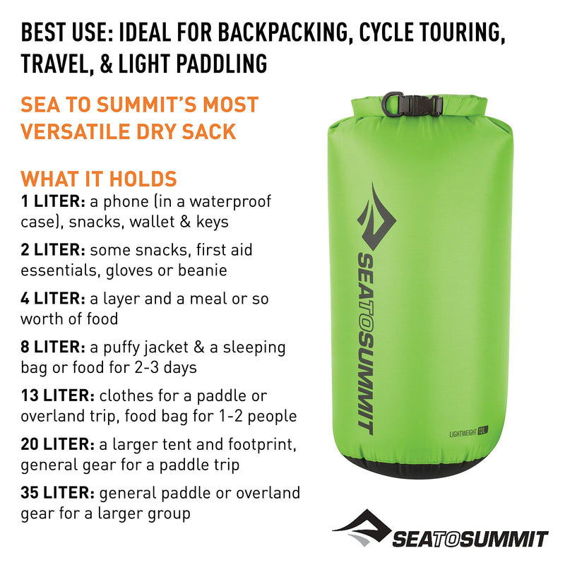 Sea to Summit Lightweight Dry Sack Red 1 Liter - BeesActive Australia