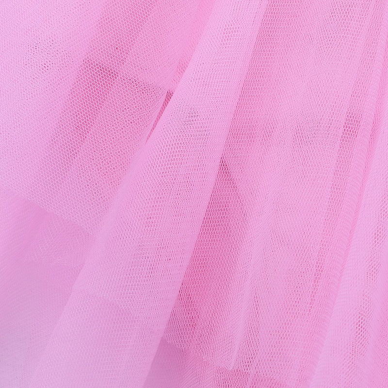 [AUSTRALIA] - FEESHOW Girls Sequined Camisole Ballet Tutu Dress Skirted Leotard Ballerina Glittering Dance wear Costumes Irregular Pink 7-8 