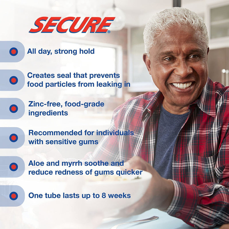 Bioforce A.Vogel Secure Sensitive Waterproof Denture Adhesive, Zinc Free, 1.4 Oz ( Pack of 3 ) - BeesActive Australia
