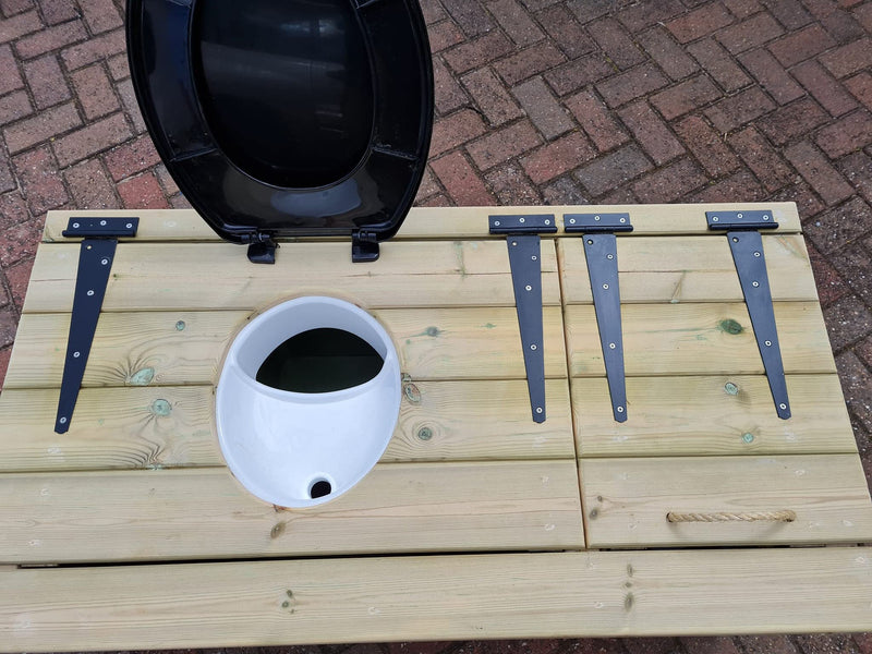 Free Range Designs Urine Separator | Complete Urine Diverter for Compost Toilets | Made in UK (White) White - BeesActive Australia